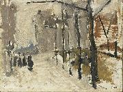 George Hendrik Breitner Cityscape in The Hague oil on canvas